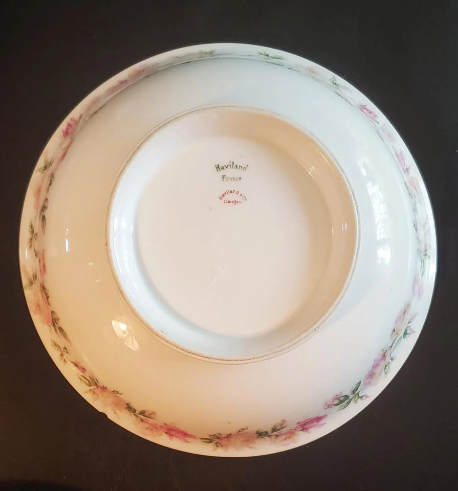 Antique Haviland Limoges Porcelain Serving Bowl - photo 3