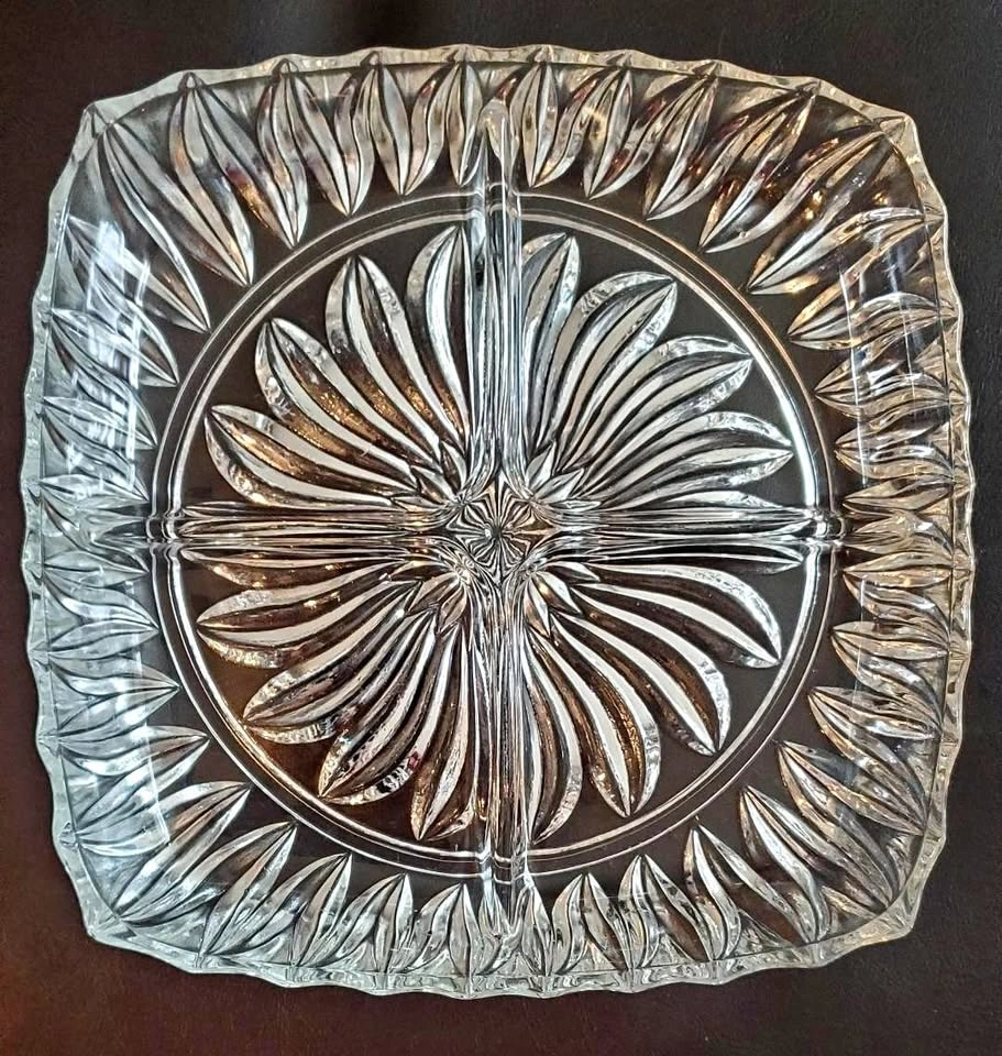 Vintage Glass Serving Dish