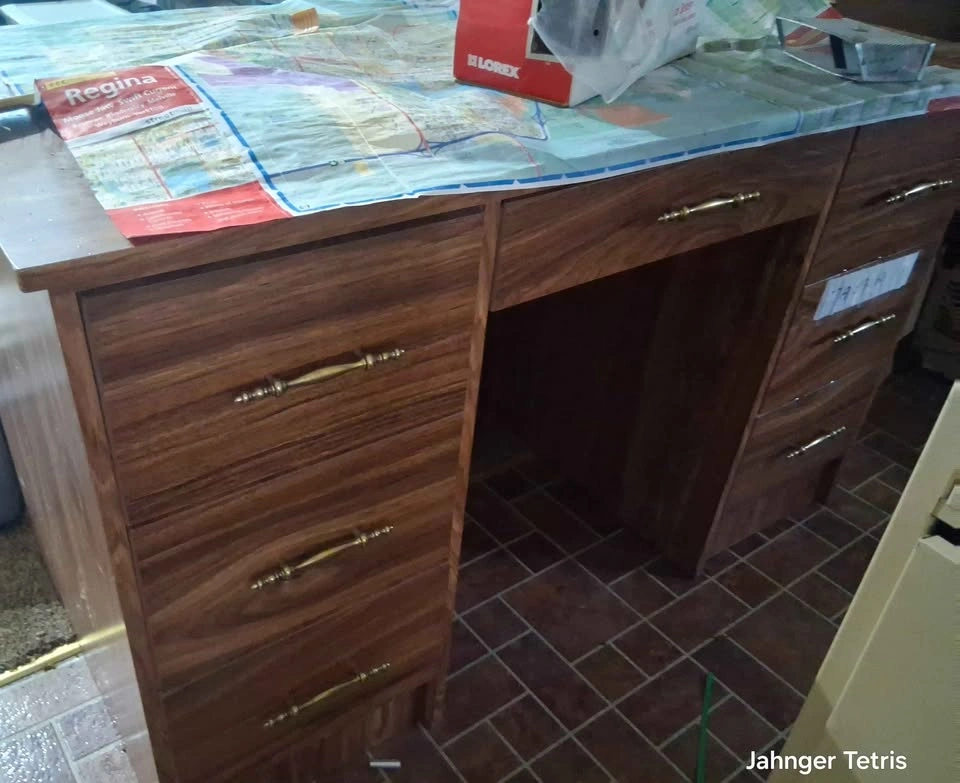 Wooden Double Pedestal Desk - photo 2