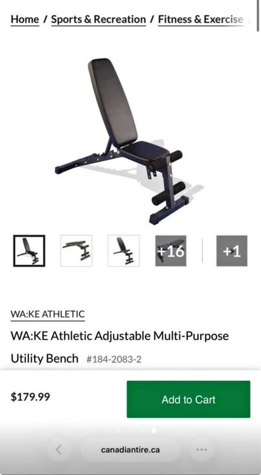 Utility Bench. Brand new in box.