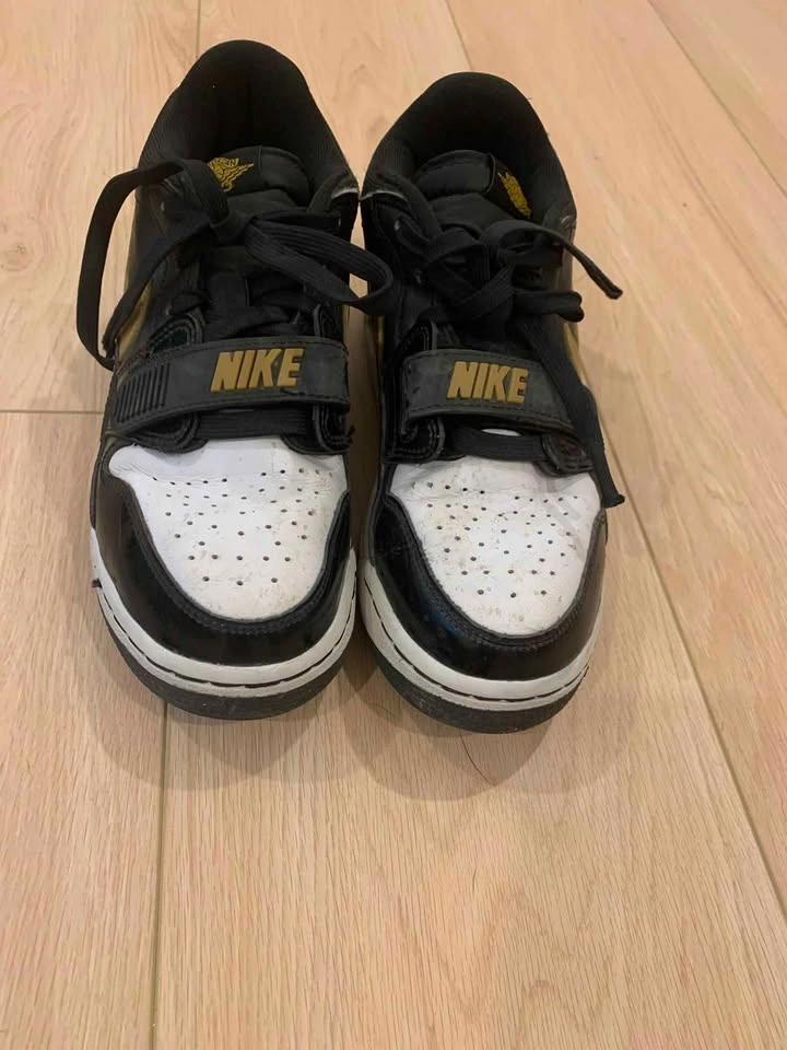 Jordan Legacy 312 Low Black Gold. Size Y6 - photo 5