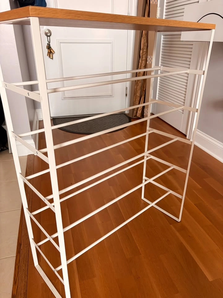 Wood Top 5-Tier Shoe Rack - photo 2