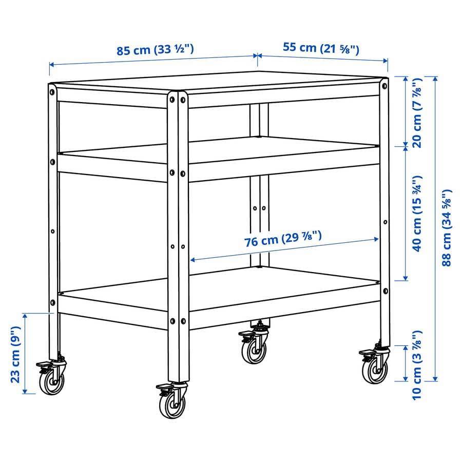 Ikea BROR utility cart, coffee station - photo 4