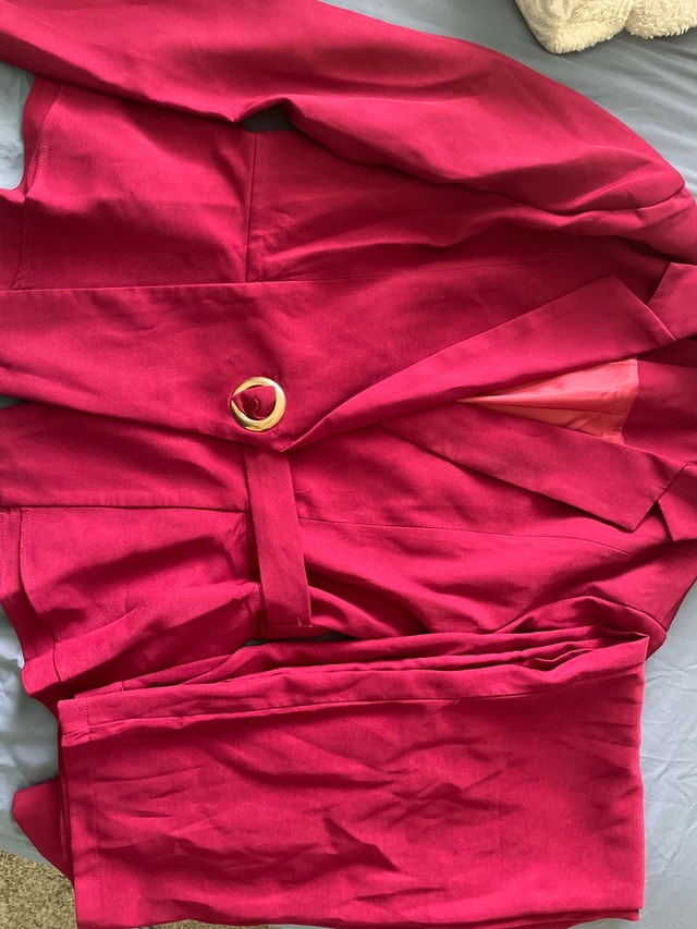 Women's Magenta Pant Suit