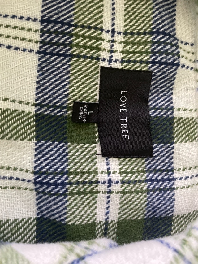 Love Tree Plaid Flannel Shirt - photo 2
