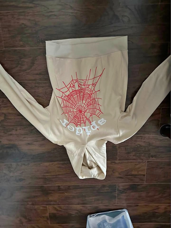 Sp5der Hoodie cream