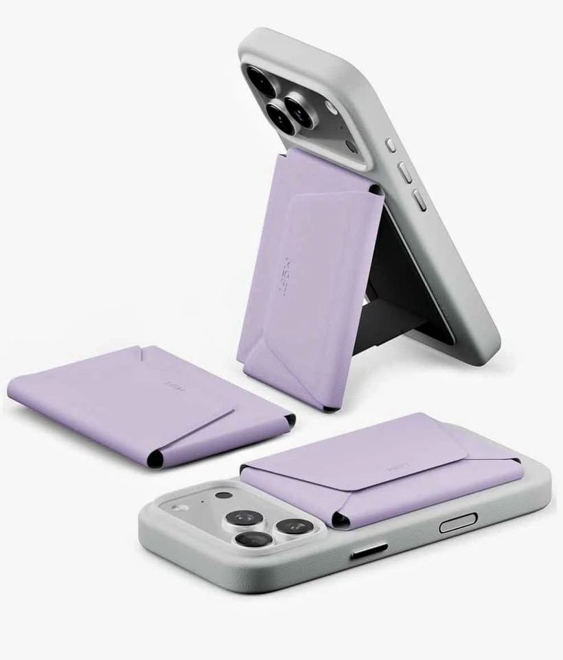 MOFT 8-card Magsafe Magnetic Phone Wallet Stand Lavender