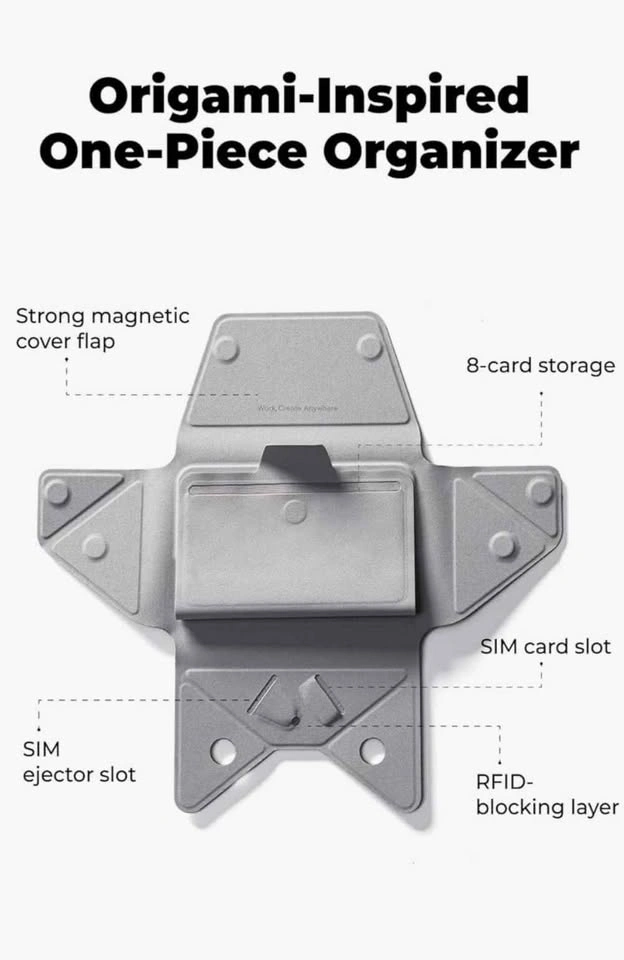 MOFT 8-card Magsafe Magnetic Phone Wallet Stand Lavender - photo 2