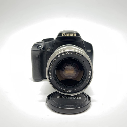 Canon EOS Kiss X2 Black Digital SLR Camera w/ 28-90mm EF Lens - photo 2