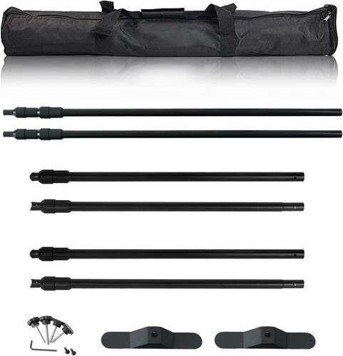 AkTop 10 x 8 ft Heavy Duty Backdrop Banner Stand Kit - photo 2