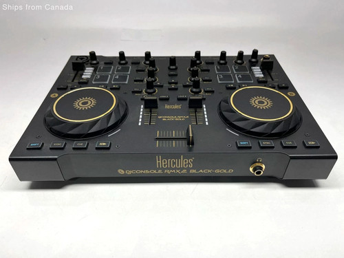 Hercules DJ Console RMX2 Black-Gold Mixing Board w/ Bag - photo 3