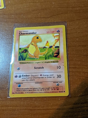 CHARMANDER #46, 1ST EDITION, POKEMON BASE SET