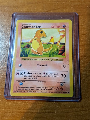 CHARMANDER #46, 1ST EDITION, POKEMON BASE SET - photo 5