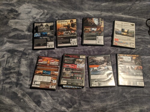 Lot of 7 Assorted War PC Games: COD/Battlefield/WOC - photo 2