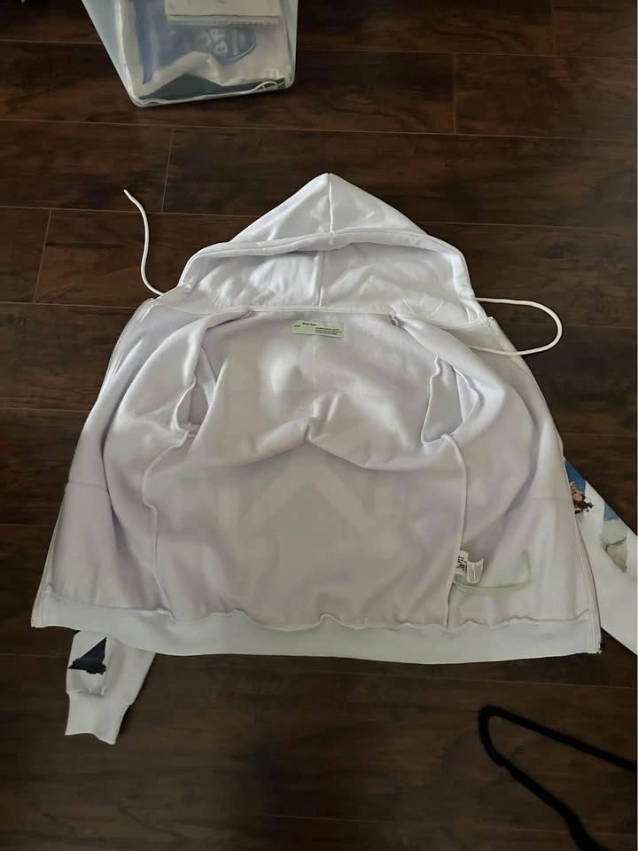 Off White Hoodie White - photo 3