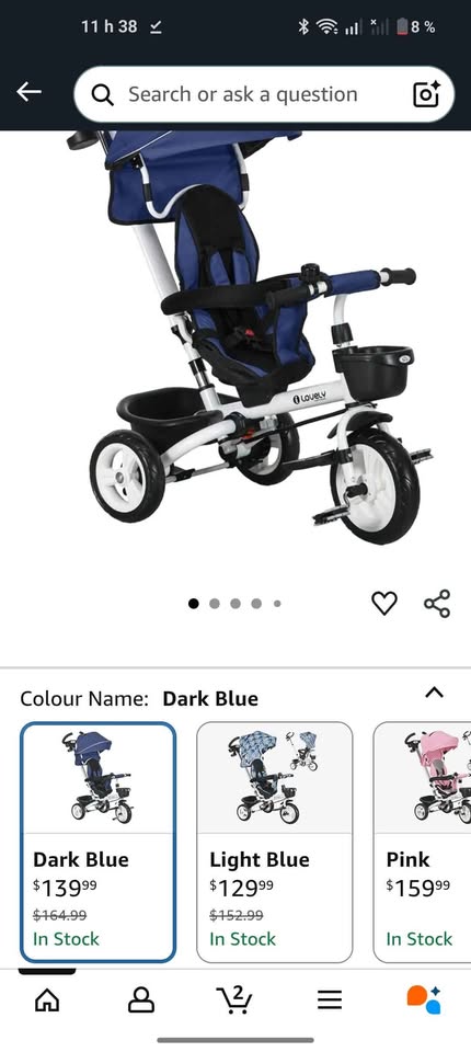 Tricycle Qaba 6 en 1 pour tout-petits - photo 4