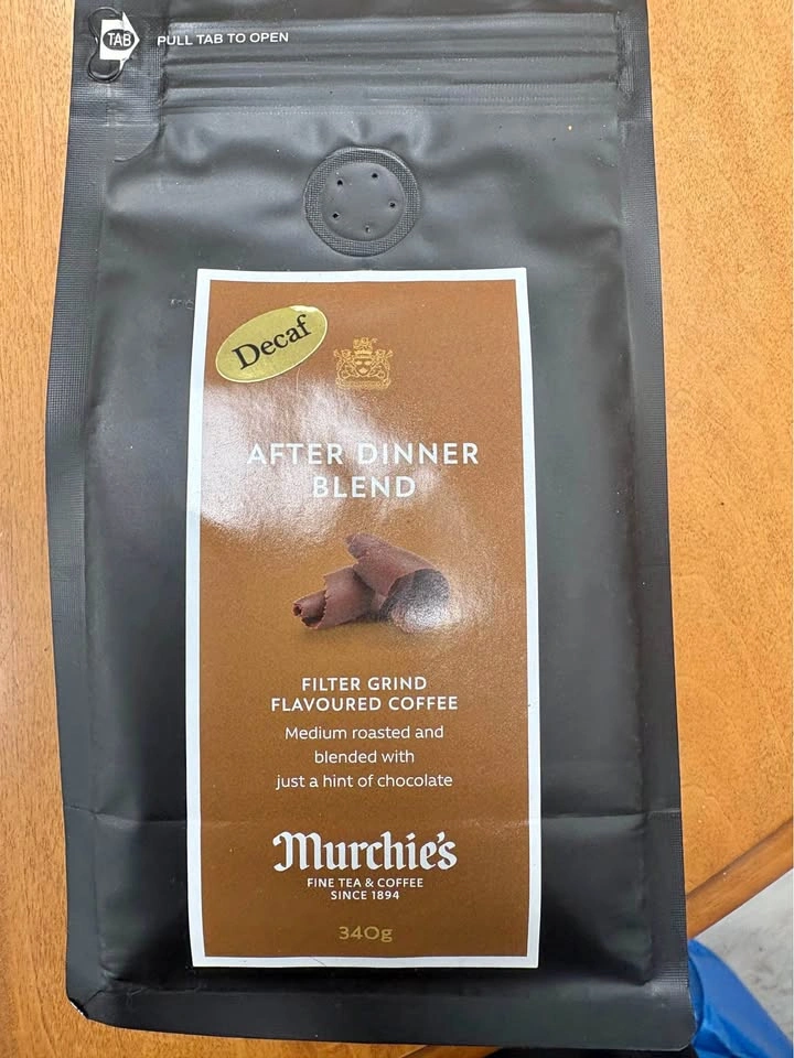 Murchies Decaf coffee -ground - unopened
