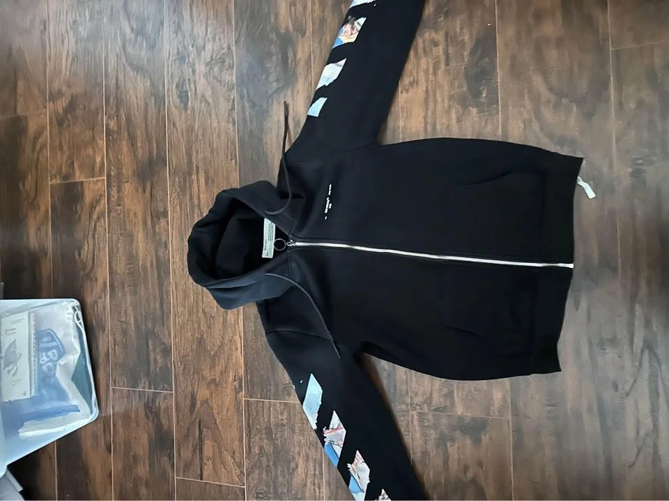 Off White Hoodie Black - photo 2
