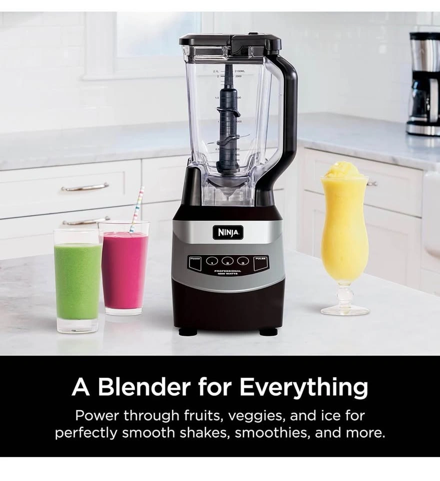 Ninja NJ601AMZ Professional Blender 1000W 72oz Pitcher - photo 2
