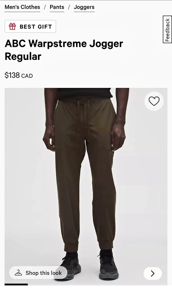 Lululemon Men’s Jogger