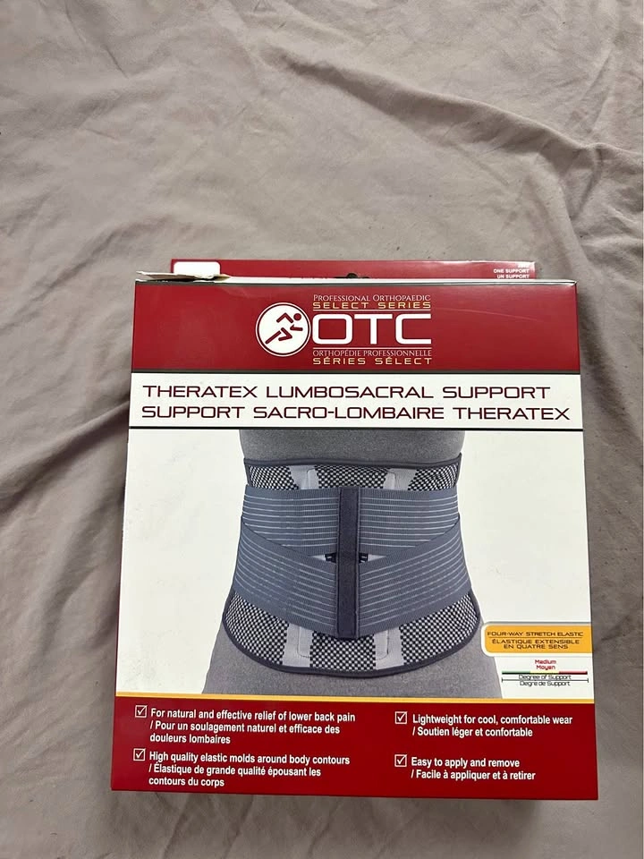Airway Surgical OTC Theratex Lumbosacral Support Grey (Medium)