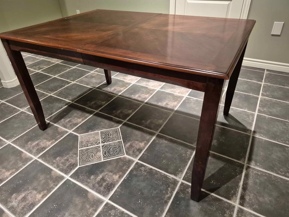 Wood Dining Table with extension sleeve - photo 2
