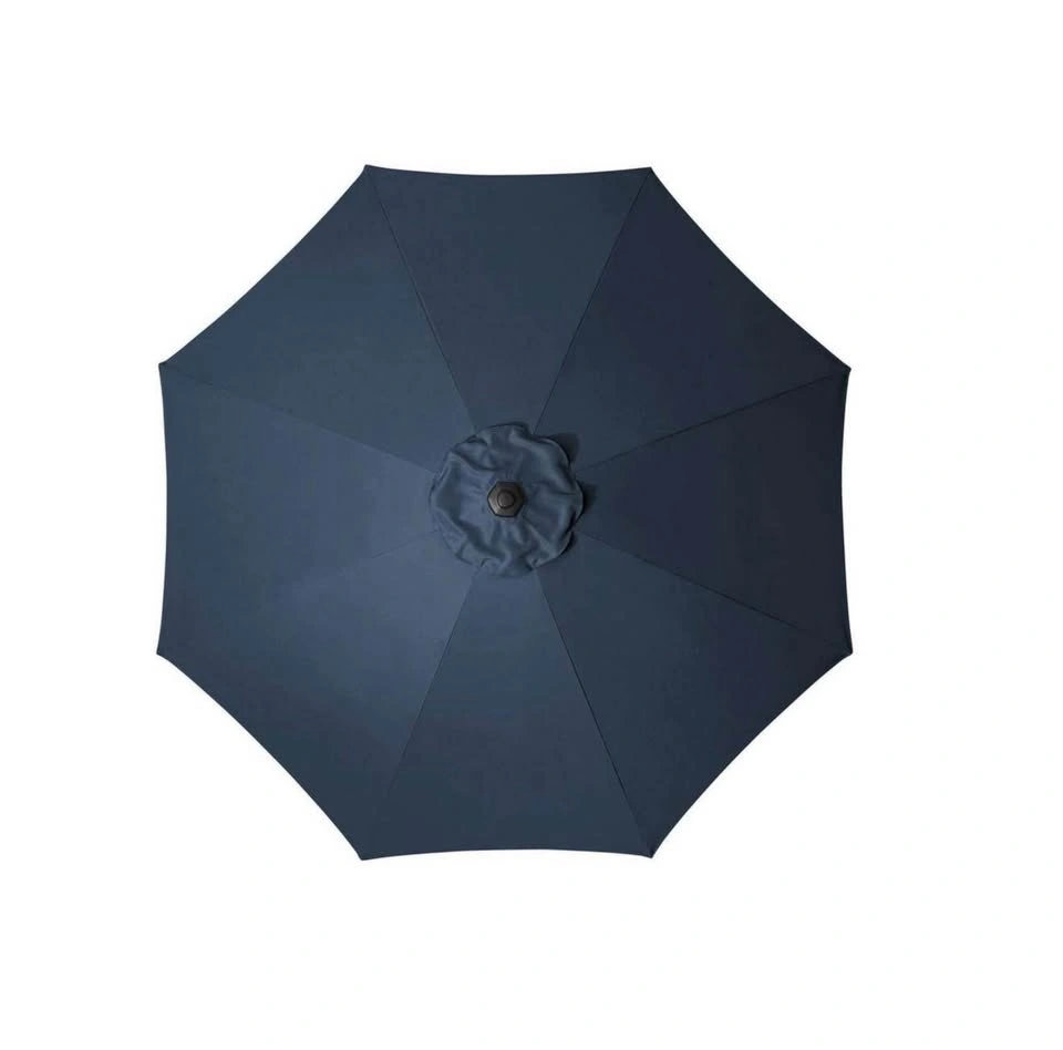 HOMETRENDS 9 ft. Round Market Patio Umbrella blue - photo 4