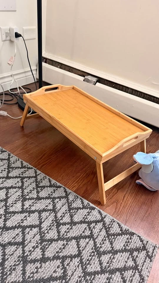 Bamboo Folding Bed Tray