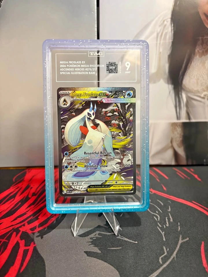 Pokemon Card TAG 9 Mega Froslass EX Ascended Heroes # 275/217