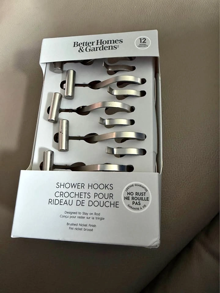 Shower Hooks - NEW in box SEALED