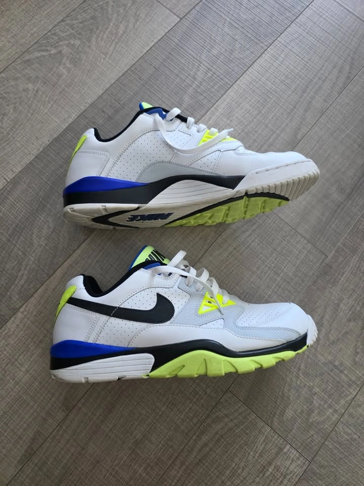 Nike Air Cross Trainer 3 Low 'White Volt Blue' - photo 3