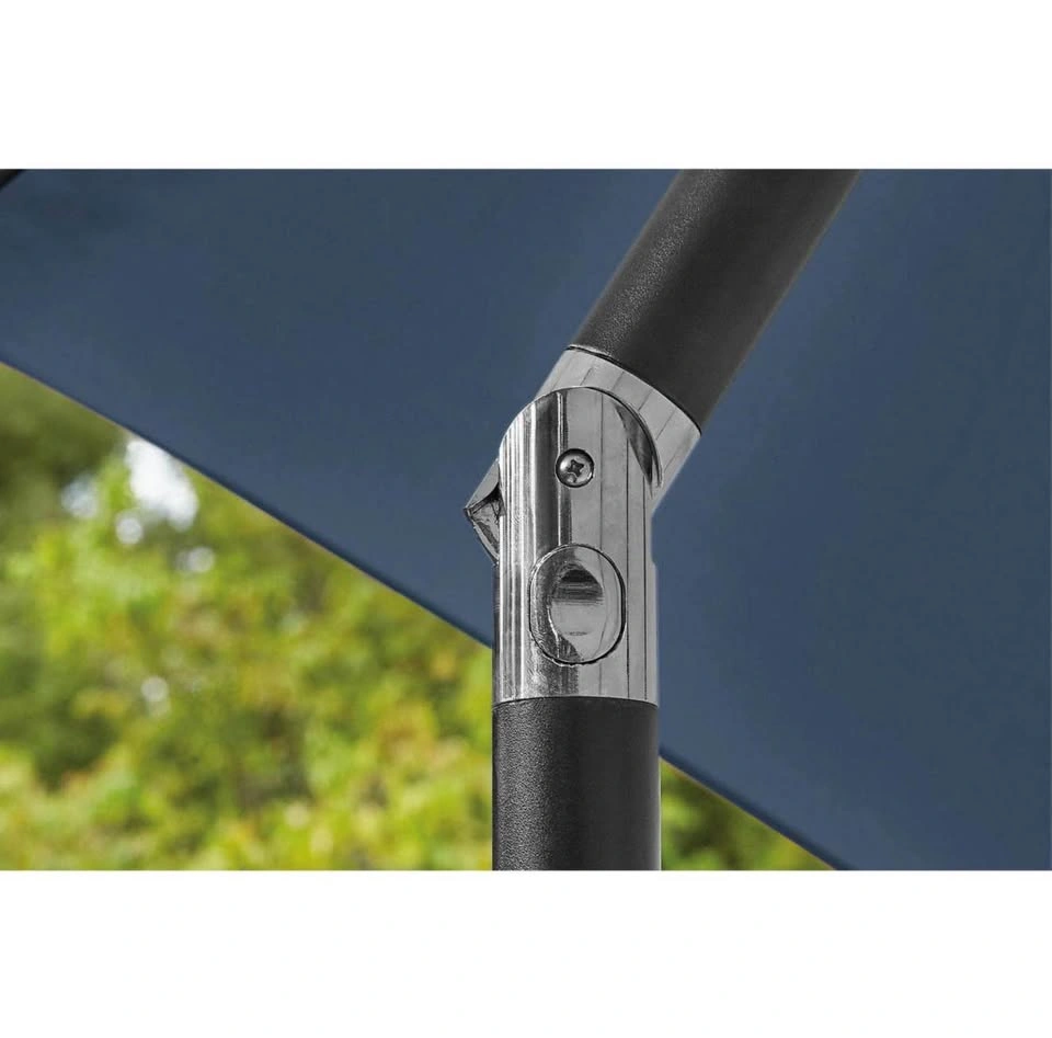 HOMETRENDS 9 ft. Round Market Patio Umbrella blue - photo 4
