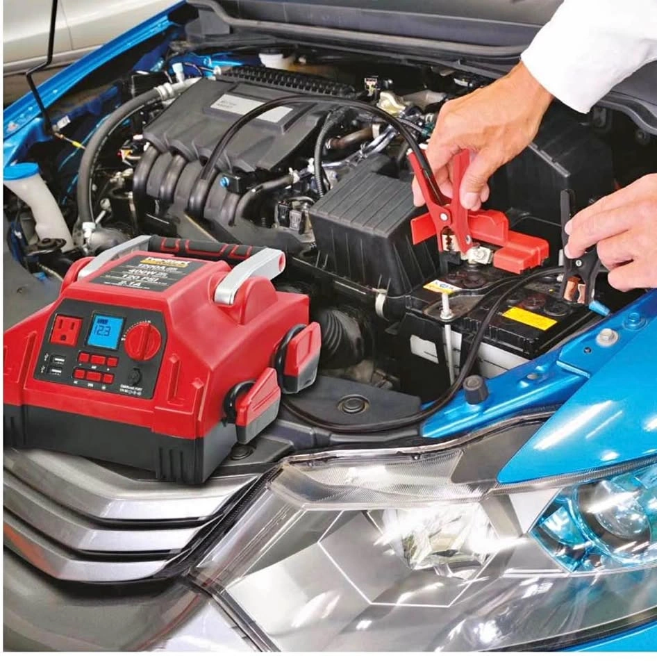 EverStart 1200 Peak Amp Jump Starter with Compressor & Inverter