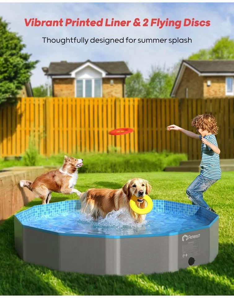 NEW - Peteast Foldable Dog Pool 64 inch - photo 5