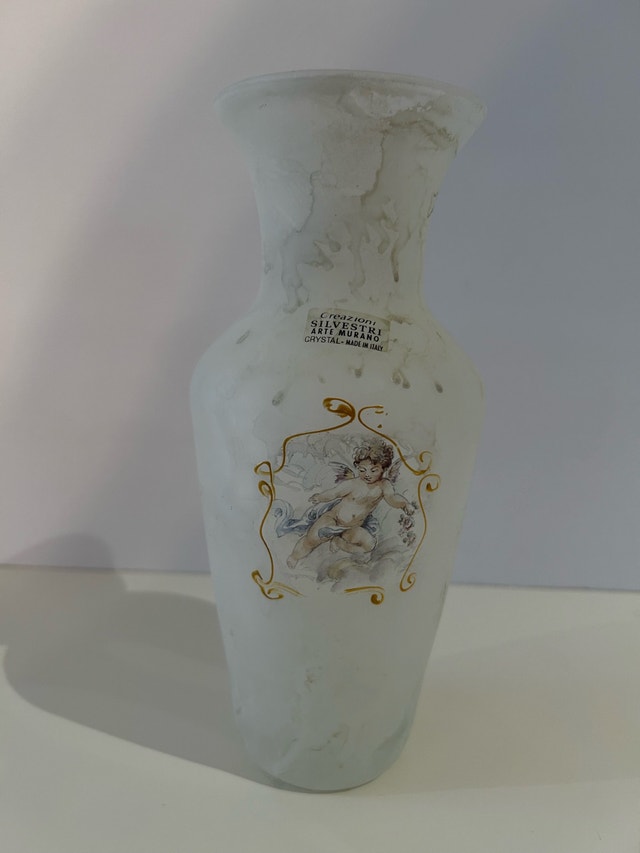 Silvestri Arte Murano Crystal Vase