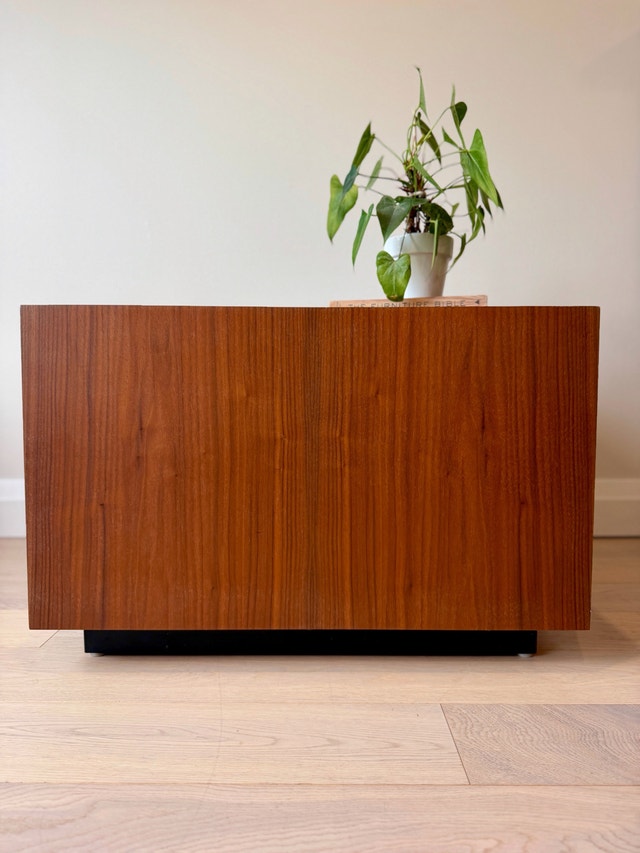 Refinished Walnut Starburst Coffee Table - photo 3