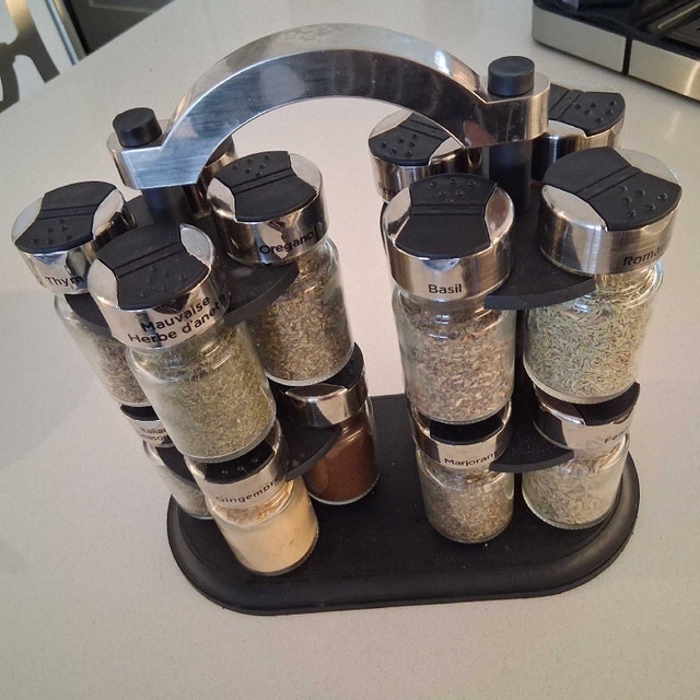 Rotating Spice Rack
