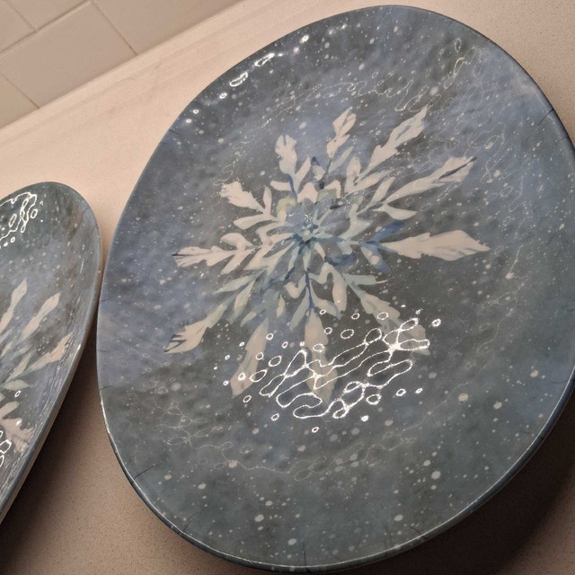 Stephan Roberts Snowy Christmas Melamine Trays - photo 2
