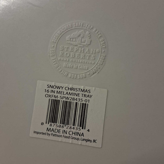 Stephan Roberts Snowy Christmas Melamine Trays - photo 3