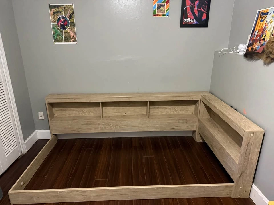 Twin Platform Bed with Storage & USB Charging Ports - photo 3
