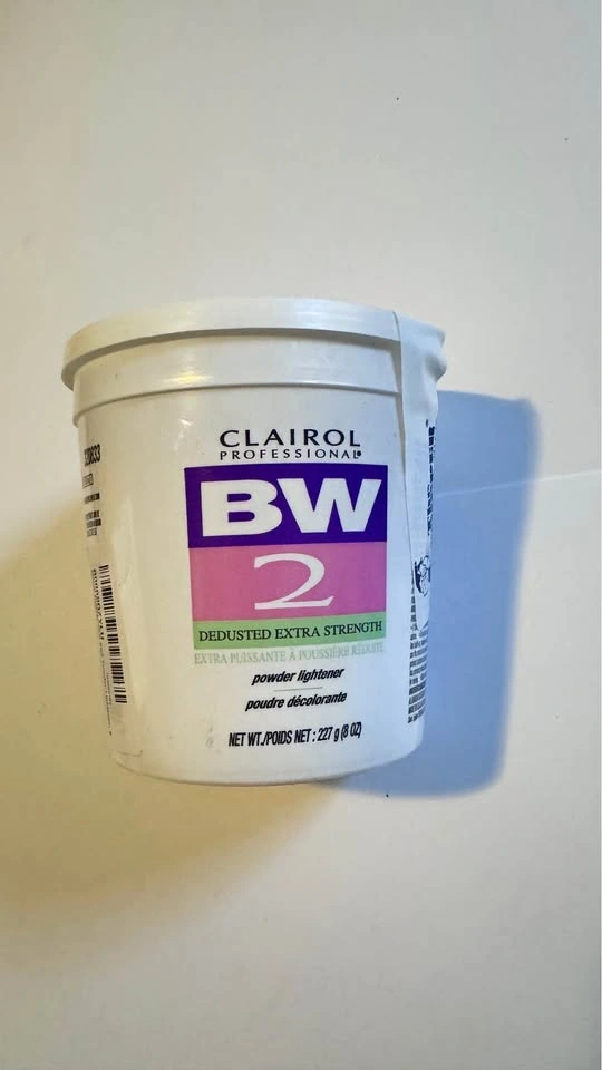 New - Clairol Professional BW2 Dedusted Extra Strength Powder Li