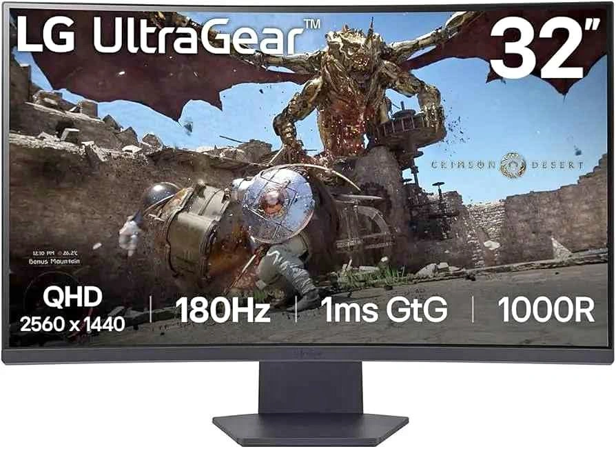 Brand New LG UltraGear 32" 1440p IPS 180Hz Gaming Monitor