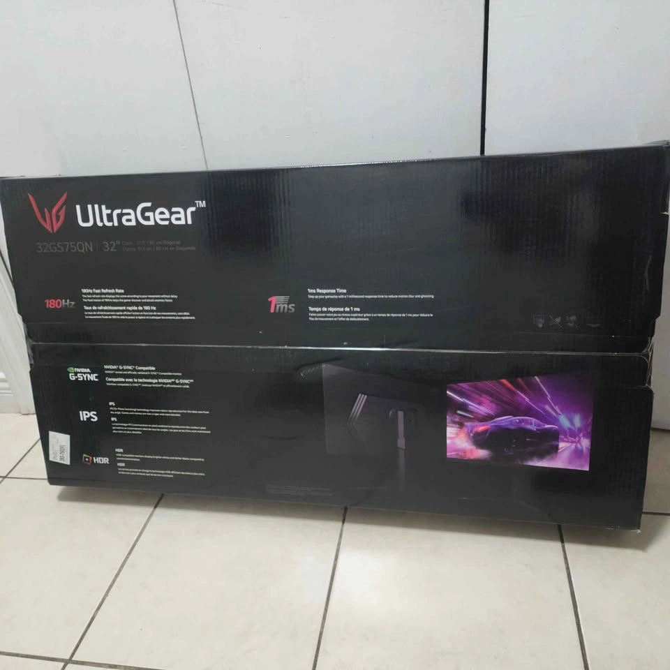 Brand New LG UltraGear 32" 1440p IPS 180Hz Gaming Monitor - photo 2