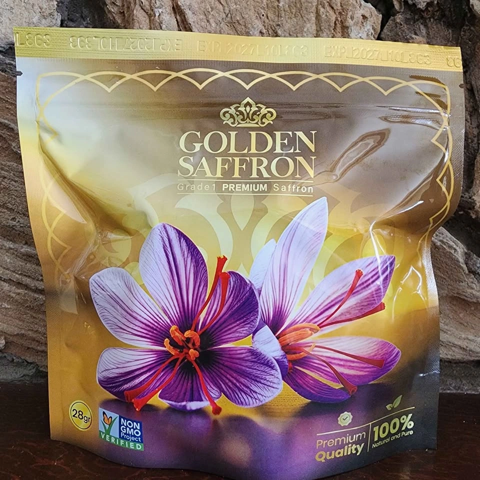 Brand New Golden Saffron Grade 1 Premium 28 grams