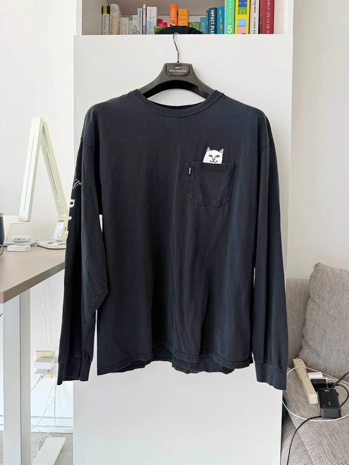 RIPNDIP Long Sleeve Pocket Tee