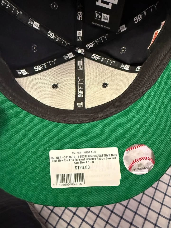 Men's Houston Astros New Era Navy Eric Emanuel 59FIFTY Fitted Ha - photo 3