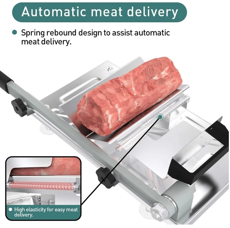 Manual Frozen Meat Slicer – Stainless Steel Meat Cutter - photo 5