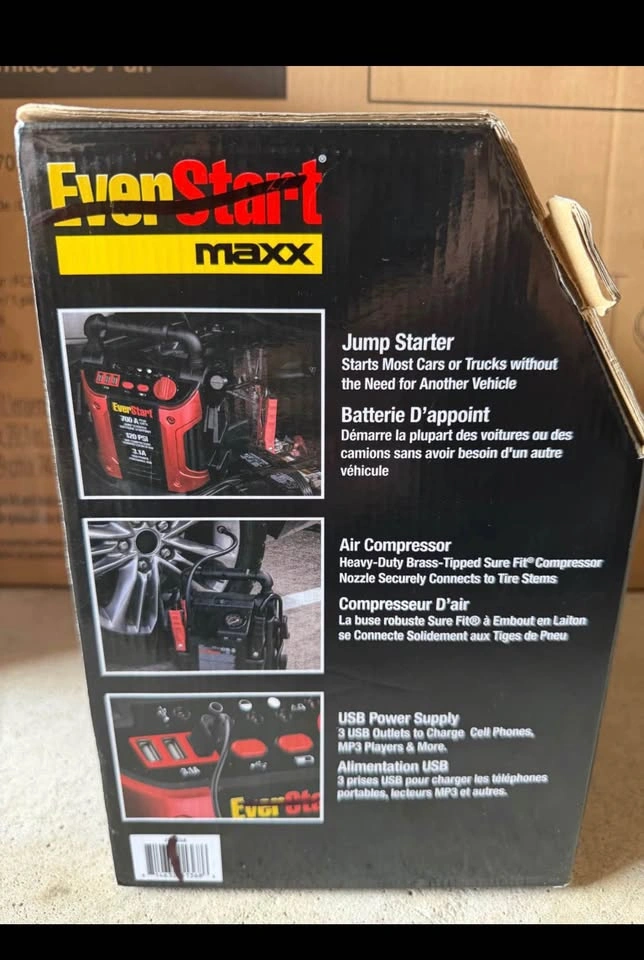 EverStart 700 Peak Amp Jump-Starter w/ Compressor & USB - photo 3
