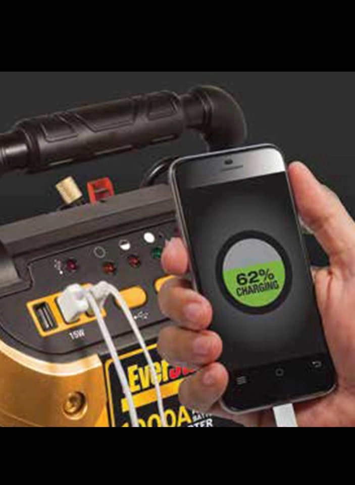 EverStart 700 Peak Amp Jump-Starter w/ Compressor & USB - photo 4