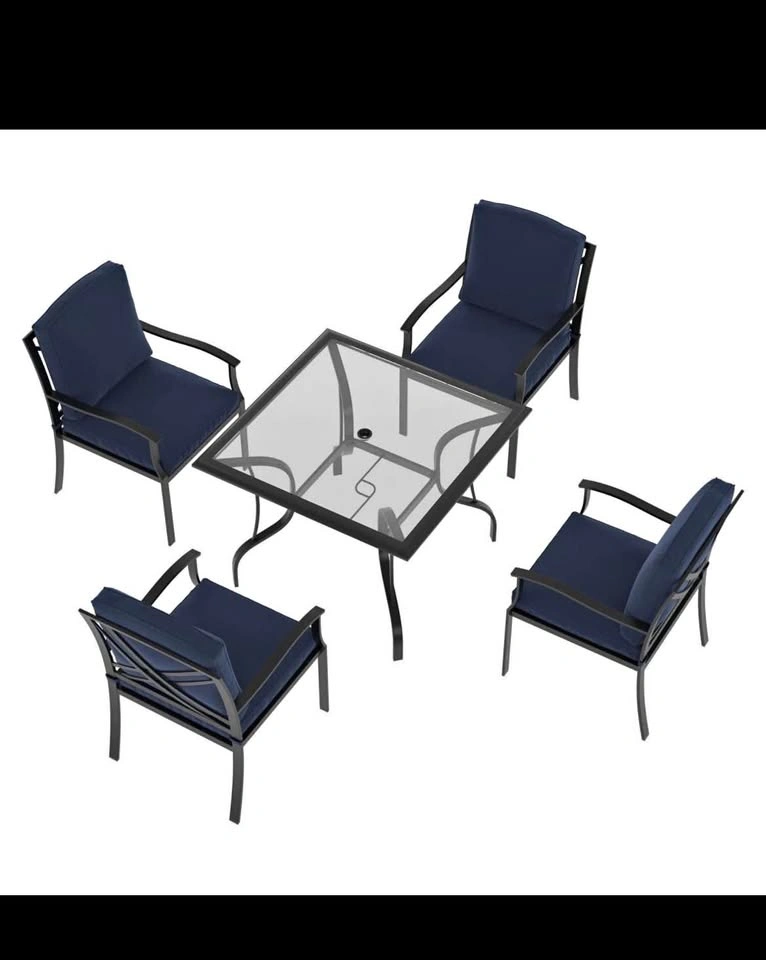Mainstays Montclair 5-Piece Outdoor Dining Set with Cushions